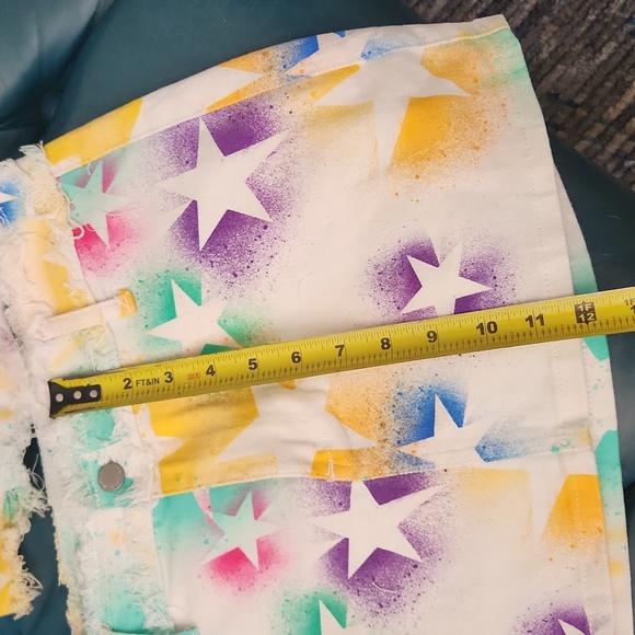 SHEIN Stars Denim Bustier Top and Mini Skirt Set - Picture 12 of 16